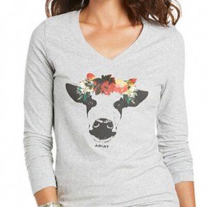 Ariat REAL Moodanna Long Sleeve Tee, Size 1X